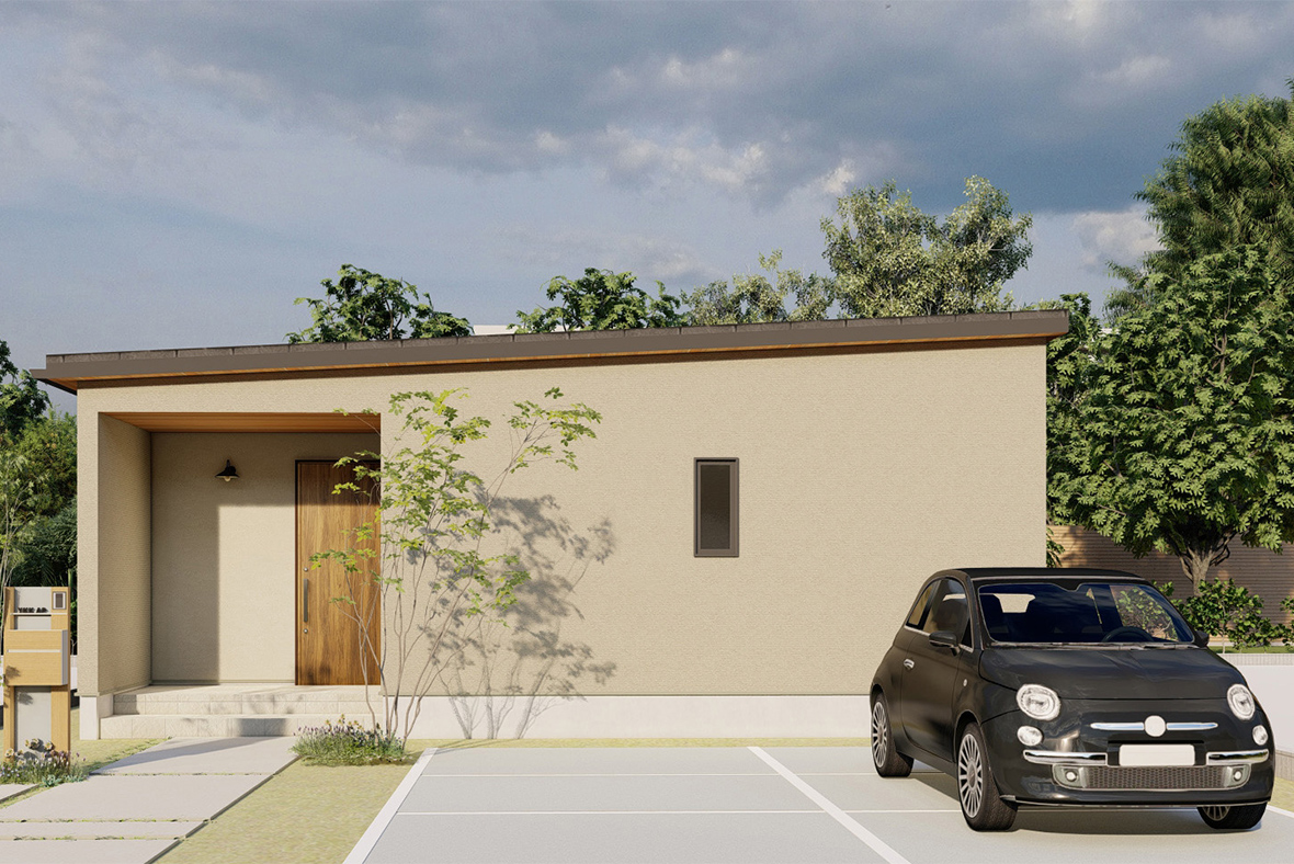 1,000万円台で叶うミースの高性能平屋規格住宅