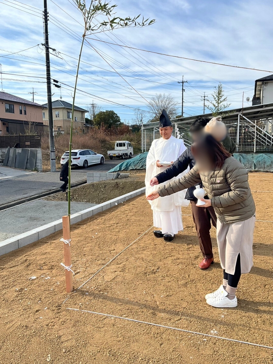 赤磐市にて地鎮祭でした