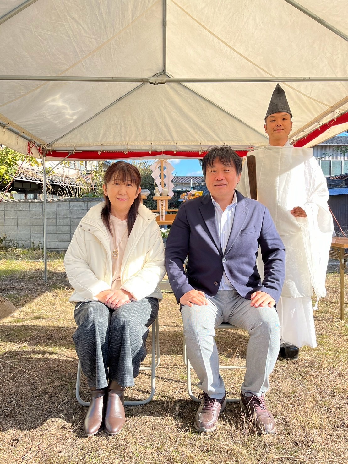 記念写真｜倉敷市玉島I様邸地鎮祭