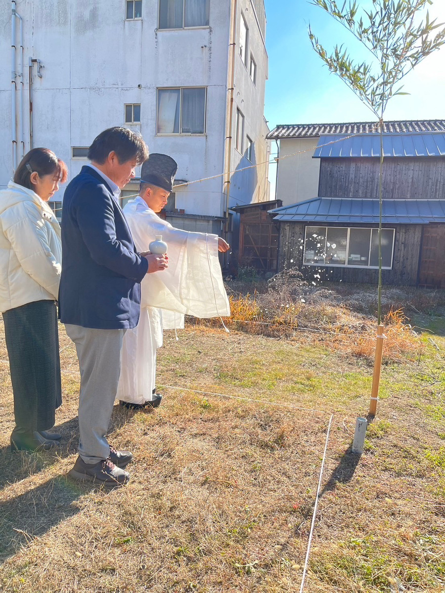 四方祓いの儀｜倉敷市玉島I様邸地鎮祭