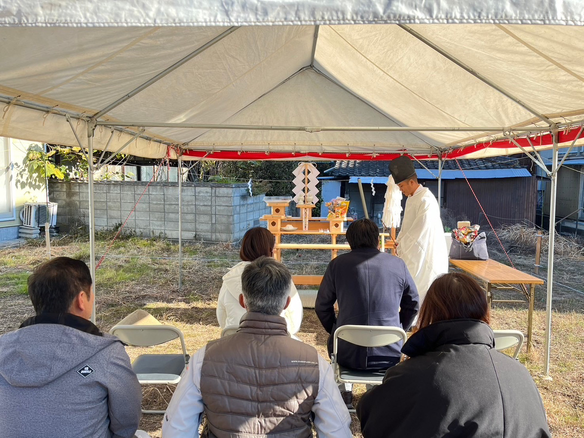 倉敷市I様邸地鎮祭